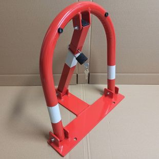 Blokada parkingowa na kłódkę - Typ U 52 cm, ocynkowana, lakierowana