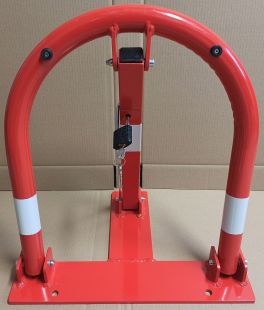 Blokada parkingowa na kłódkę - Typ U 52 cm, ocynkowana, lakierowana