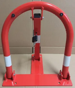 Blokada parkingowa na kłódkę - Typ U 52 cm, ocynkowana, lakierowana