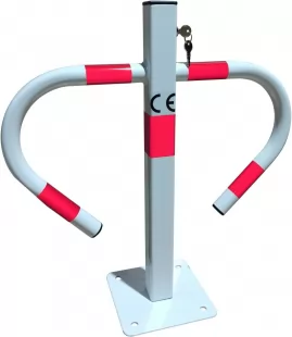 Blokada parkingowa na klucz - Mewa 60 cm, ocynkowana, lakierowana