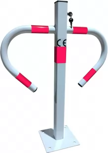 Blokada parkingowa na klucz - Mewa 75 cm, ocynkowana, lakierowana