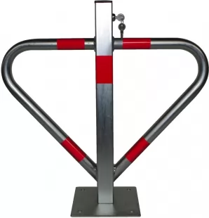 Blokada parkingowa na klucz - Motyl 60 cm, ocynkowana