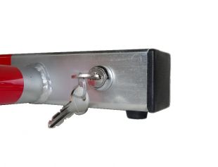 Blokada parkingowa na klucz - Motyl 60 cm, ocynkowana