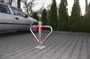 Blokada parkingowa na klucz - Motyl 60 cm, ocynkowana