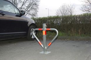 Blokada parkingowa na klucz - Motyl 60 cm, ocynkowana