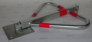 Blokada parkingowa na klucz - Motyl 60 cm, ocynkowana