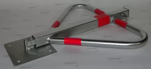 Blokada parkingowa na klucz - Motyl 60 cm, ocynkowana