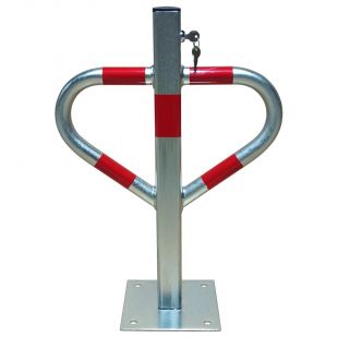 Blokada parkingowa na klucz - Motyl 60 cm, ocynkowana