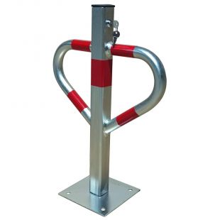 Blokada parkingowa na klucz - Motyl 60 cm, ocynkowana