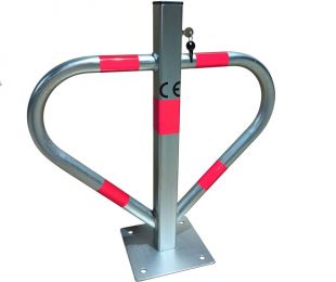 Blokada parkingowa na klucz - Motyl 60 cm, ocynkowana