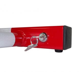 Blokada parkingowa na klucz - Motyl 60 cm, ocynkowana, lakierowana