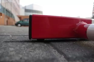 Blokada parkingowa na klucz - Motyl 60 cm, ocynkowana, lakierowana