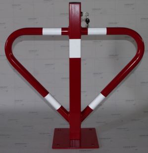 Blokada parkingowa na klucz - Motyl 60 cm, ocynkowana, lakierowana