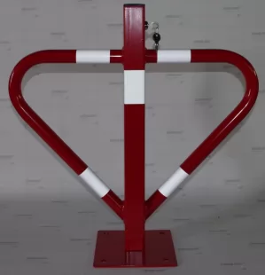 Blokada parkingowa na klucz - Motyl 60 cm, ocynkowana, lakierowana