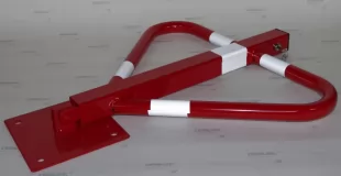 Blokada parkingowa na klucz - Motyl 60 cm, ocynkowana, lakierowana