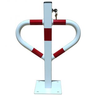 Blokada parkingowa na klucz - Motyl 60 cm, ocynkowana, lakierowana