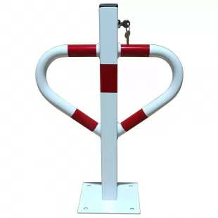 Blokada parkingowa na klucz - Motyl 60 cm, ocynkowana, lakierowana