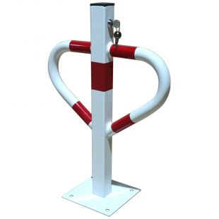 Blokada parkingowa na klucz - Motyl 60 cm, ocynkowana, lakierowana