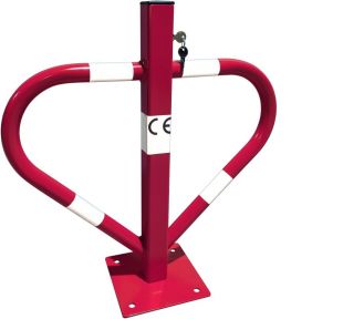 Blokada parkingowa na klucz - Motyl 60 cm, ocynkowana, lakierowana