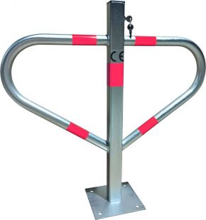 Blokada parkingowa na klucz - Motyl 75 cm, ocynkowana