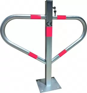 Blokada parkingowa na klucz - Motyl 75 cm, ocynkowana