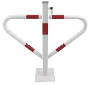 Blokada parkingowa na klucz - Motyl 75 cm, ocynkowana, lakierowana