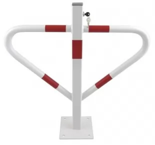 Blokada parkingowa na klucz - Motyl 75 cm, ocynkowana, lakierowana