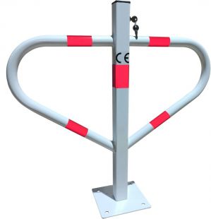 Blokada parkingowa na klucz - Motyl 75 cm, ocynkowana, lakierowana