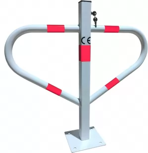 Blokada parkingowa na klucz - Motyl 75 cm, ocynkowana, lakierowana