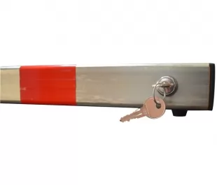 Blokada parkingowa na klucz - Słupek blokujący 60 cm, ocynkowana