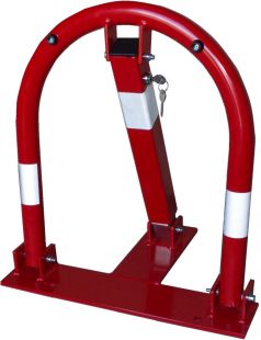 Blokada parkingowa na klucz - Typ U 52 cm, ocynkowana, lakierowana