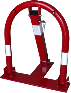 Blokada parkingowa na klucz - Typ U 52 cm, ocynkowana, lakierowana