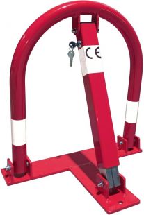 Blokada parkingowa na klucz - Typ U 52 cm, ocynkowana, lakierowana