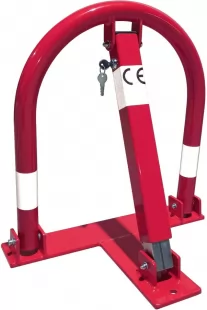 Blokada parkingowa na klucz - Typ U 52 cm, ocynkowana, lakierowana