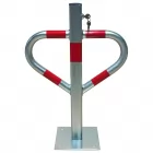 Blokada parkingowa - zamek na klucz - motyl 60 cm - ocynkowany