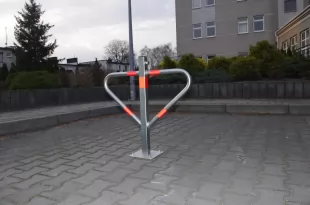 Blokada parkingowa - zamek na klucz - motyl 75 cm - ocynkowany