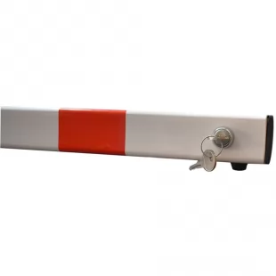 Blokada parkingowa - zamek na klucz - słupek blokujący 60 cm - ocynkowany, lakierowany