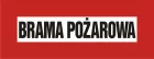 Brama pożarowa - znak przeciwpożarowy ppoż - BC111