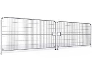 Brama tymczasowa ażurowa metalowa