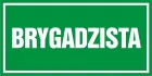 Brygadzista - znak informacyjny - PB123