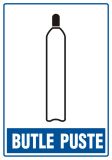 Butle puste - znak informacyjny - PA002 - Symbol butli gazowej – na jakich znakach można się z nim spotkać?