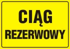 Ciąg rezerwowy - znak bezpieczeństwa, informujący, gazociągi - JD005