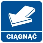 Ciągnąć - znak informacyjny - RA122