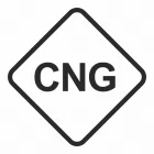 CNG - Gaz napędowy- sprężony gaz ziemny - znak stacje benzynowe - SB029