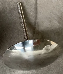 Ćwiek chodnikowy - punktowy element dotykowy dla niewidomych, brajl 10cm