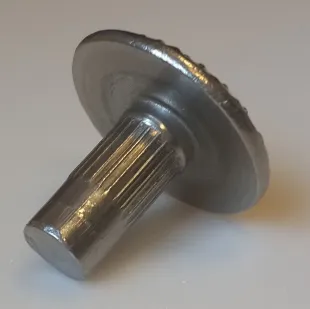 Ćwiek chodnikowy - punktowy element dotykowy dla niewidomych, brajl 2,5cm