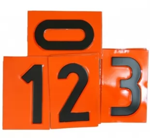 Cyfra 1szt 12,5x8cm do tablicy ADR z wymiennymi cyframi