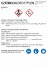Czterochloroetylen - etykieta chemiczna, oznakowanie opakowania - LC009