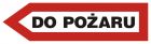 Do pożaru - znak przeciwpożarowy ppoż - BC131L
