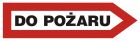 Do pożaru - znak przeciwpożarowy ppoż - BC131P